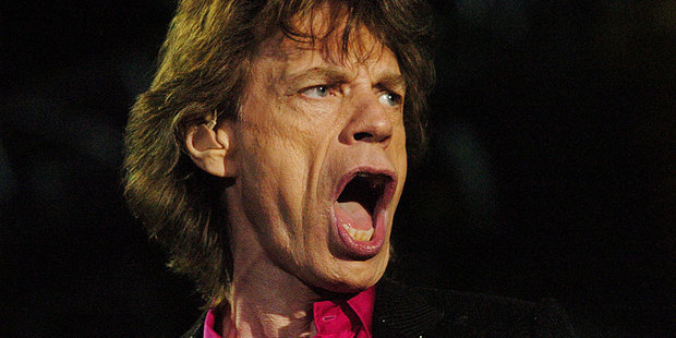 Rolling Stones singer Mick Jagger performs in Wellington in 2006. Photo / File photo
