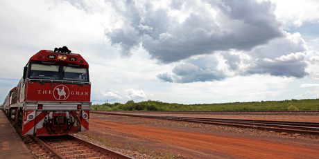 The Ghan runs a service between Darwin and Adelaide and hosts an annual Anzac-themed tribute tour. Photo / AAP