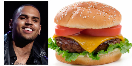 Velvet Burger, which has stores in Auckland and Dunedin, advertised a 'smashing good deal' with an accompanying logo saying 'Beatings by Chris Brown'. Photos / File