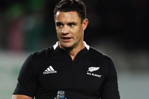 Dan Carter spoke of his relief at the victory and issued a warning that the All Blacks are going to have to improve markedly for the third test in Hamilton. Photo / Getty Images.