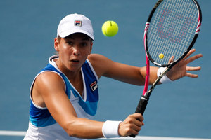 New Zealand tennis No 1 Marina Erakovic has today been named in the New Zealand Olympic team to compete at the London Games. Photo / Steven McNicholl.