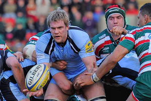 Andrew Van der Heijden played recently in the English Premiership for Newcastle Falcons. Photo / Getty Images