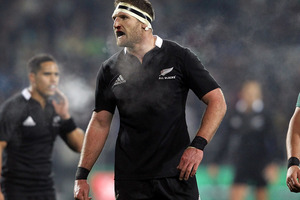 No8 Kieran Read was expected to miss Saturday's third test against Ireland in Hamilton with concussion after two head knocks. Photo / Getty Images.