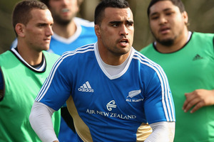 The auditions to become the All Blacks' next blindside flanker continue in Hamilton on Saturday when Liam Messam gets a chance against Ireland. Photo / Getty Images.