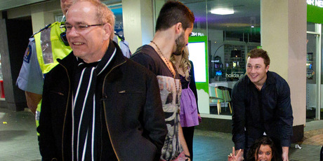 Mayor Len Brown says he plans another early morning visit to Queen St and Karangahape Rd - this time without the taskforce - to better assess the problems. Pictures / Sarah Ivey.