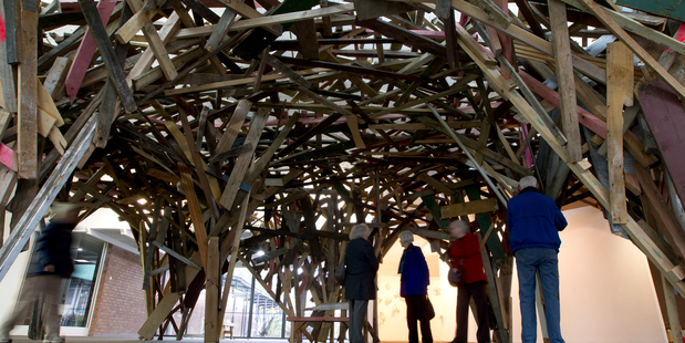 Art work by Gregor Kregar at the Te Tuhi Centre for the Arts in Pakuranga. Photo/ Brett Phibbs