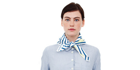 A model wears a creation by Margaret Howell from her Spring/Simmer 2012 Collection. Photo / Supplied
