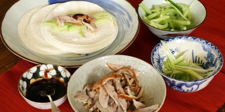 Guests will enjoy making their own Chinese duck pancakes. Photo / Janna Dixon