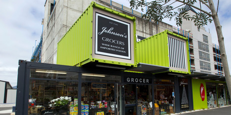 The Re:START Mall in central Christchurch. Statistics New Zealand will offer a picture next week of how Christchurch’s retail sector fared in the first quarter of 2012. Photo / Simon Baker