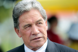 Winston Peters. Photo / Doug Sherring.