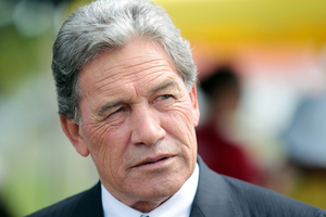Winston Peters won't rule out New Zealand First negotiating a confidence-and-supply agreement with Labour after the next election. Photo / Doug Sherring