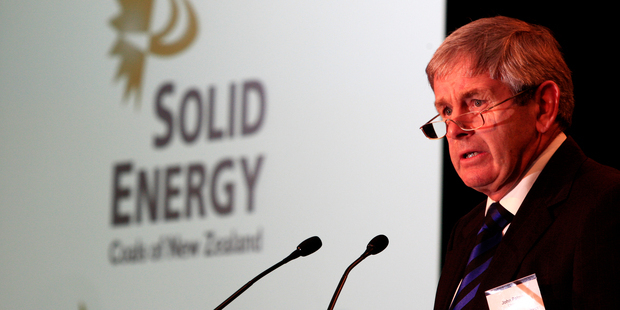 Solid Energy chairman John Palmer said he wanted to make way for a new chair to get well-established as soon as possible. Photo / Martin Sykes