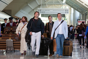 Alan (Zack Galifianakis) , Phil (Bradley Cooper) , Doug (Justin Bartha) and Stu (Ed Helms) in The Hangover II.
Photo / Supplied