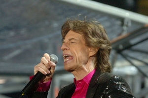 Mick Jagger and Keith Richards are bound for Dunedin. Photo / Ross Setford