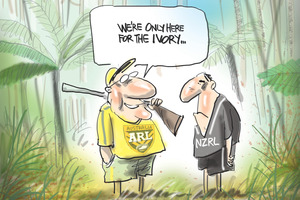 The Kiwis have left the door open and the Aussies aren't ones to wait for an invitation. Picture Rod Emmerson.