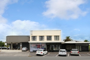 The Coates Ave property has potential for development offering wide views over the eastern bays. Photo / Supplied