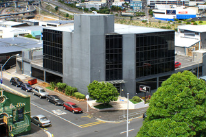 Building has opportunity to generate significant additional income from advertising billboards and naming rights. Photo / Supplied