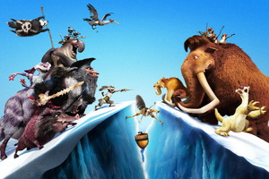The old team of Sid, Diego, Manny and Scrat are back in Ice Age 4. Photo / Supplied