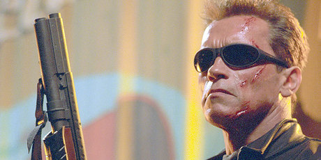 Arnold Schwarzenegger in Terminator. Photo / Supplied