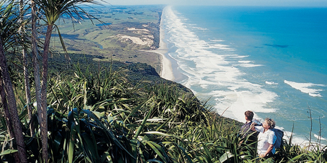 Maunganui Bluff on the west coast of Northland. Photo / Supplied