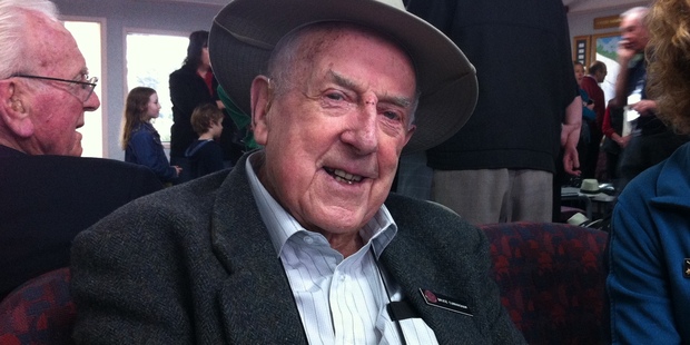 Bomber Command veteran Bruce Cunningham prepares to fly to London for the unveiling of a memorial. Photo / APNZ