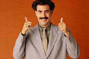 Borat has been named one of the funniest comedies of all time by readers of Empire magazine. Photo / Supplied