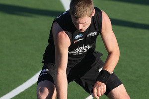 Stephen Jenness scored for New Zealand after 11 minutes. Photo / Getty Images.