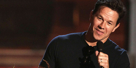 Mark Wahlberg is teaming up with Justin Bieber for a sports film. Photo / AP