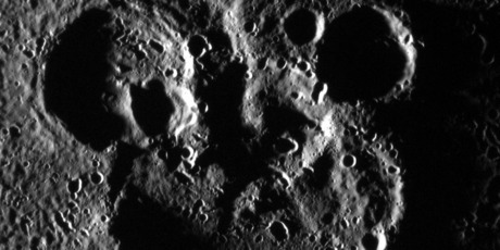 M-I-C, K-E-Y M-O-U-S-E has been found on Mercury. Well kind of. Craters in the image of the Disney character have been snapped by NASA's Messenger spacecraft. Photo / NASA/Johns Hopkins University
