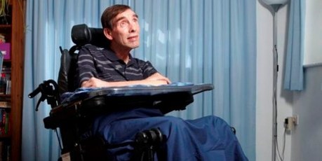 Tony Nicklinson, 58, is seeking to make legal history by challenging the Government over the right to die. Photo / Twitter