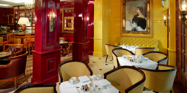 The lounge at The Goring Hotel in London. Photo / Supplied