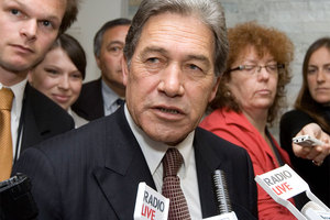 Winston Peters says New Zealand First is committed to buying back the shares at no greater price than paid by the first purchaser. Photo / NZ Herald