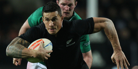 Sonny Bill Williams is giving up his All Black jersey to play rugby in Japan. Photo / Getty Images