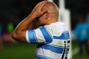 The French victory ruined Felipe Contepomi's last game as captain of the Pumas, after he announced on Friday he was stepping down from the role. Photo / Getty Images.