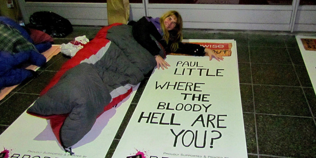 Paul Little’s column last week, decrying the effectiveness of the Lifewise Big Sleepout, struck a chord with those who attended. Some even hoped Paul would show himself. Photo / Supplied