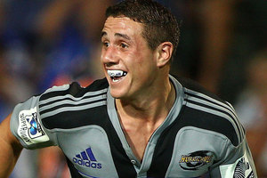T.J Perenara suffered a campaign-ending injury in the Hurricanes' practice match against the Reds on the Sunshine Coast on June 15. Photo / Getty Images.