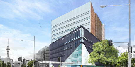 The $200 million redevelopment of the science faculty will also give the university a new entranceway. Photo / Supplied
