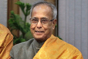 Indian Finance Minister Pranab Mukherjee. Photo / AP