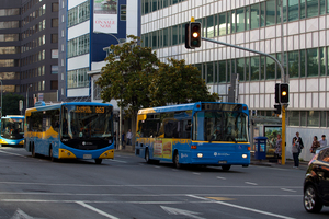 NZ Bus is urging passengers to make alternative travel arrangements between 9am and 2.30pm on Thursday when all its Auckland buses will be off the road. Photo / APN