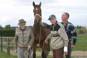 Steeplechaser Climbing High was put down last month after snapping a leg.
Photo / Bay of Plenty Times