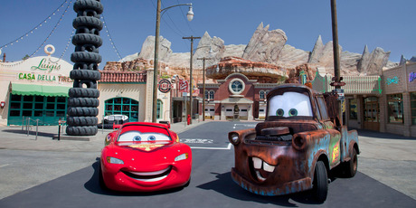 Join Lightning McQueen and Mater at California Adventure's new $1.1 billion Cars Land at Anaheim in Los Angeles. Photo / AP