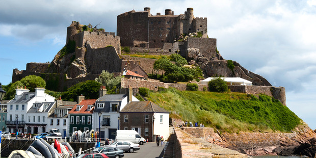 Jersey is dotted with impressive coastal defences such as 13th-century Mont Orgueil Castle (pictured). Photo / Thinkstock