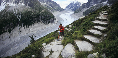 Ultramarathon runner, Dean Karnazes, in action. Photo / Supplied