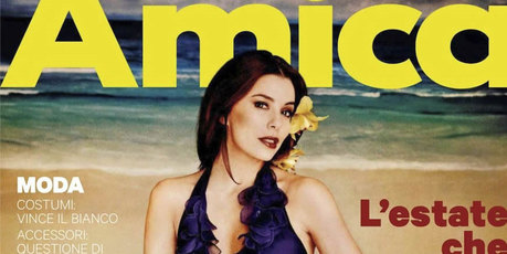 Eva Longoria on the cover of Italian magazine, Amica. Photo / Amica