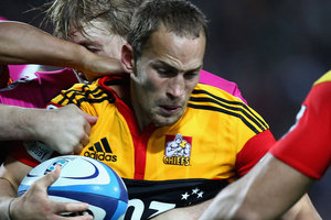 It's a measure of Andrew Horrell's progress this season that the Chiefs have named him in the unfamiliar position of centre. Photo / Getty Images.