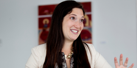 Former marketing director of Facebook, Randi Zuckerburg. Photo / Steven McNicholl