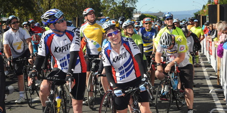 Riders competing in last year's Contact Taupo Cycle Challenge. Photo / Supplied