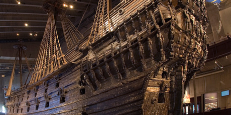 The 333-year-old warship Vasa was raised in remarkably good condition and sits in a purpose-built museum in Stockholm. Photo / Supplied