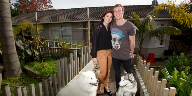 Kasia Jillings and Blair Koskela with Bella and Anya. Photo / Kellie Blizard