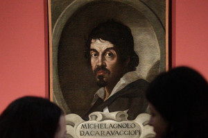 A portrait of Caravaggio by an unknown painter. Photo / AP